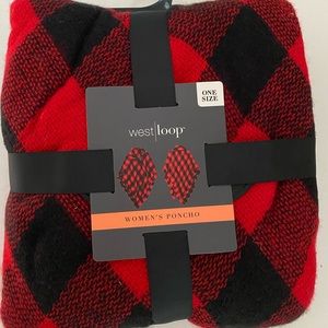 Buffalo Plaid Poncho